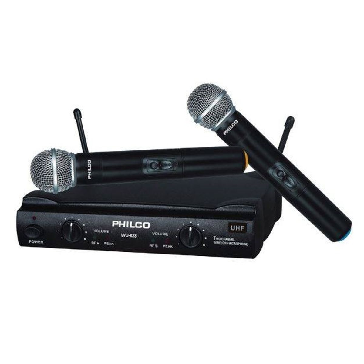 PHILCO - Set Microfonos Inalambricos UHF Philco WU-828