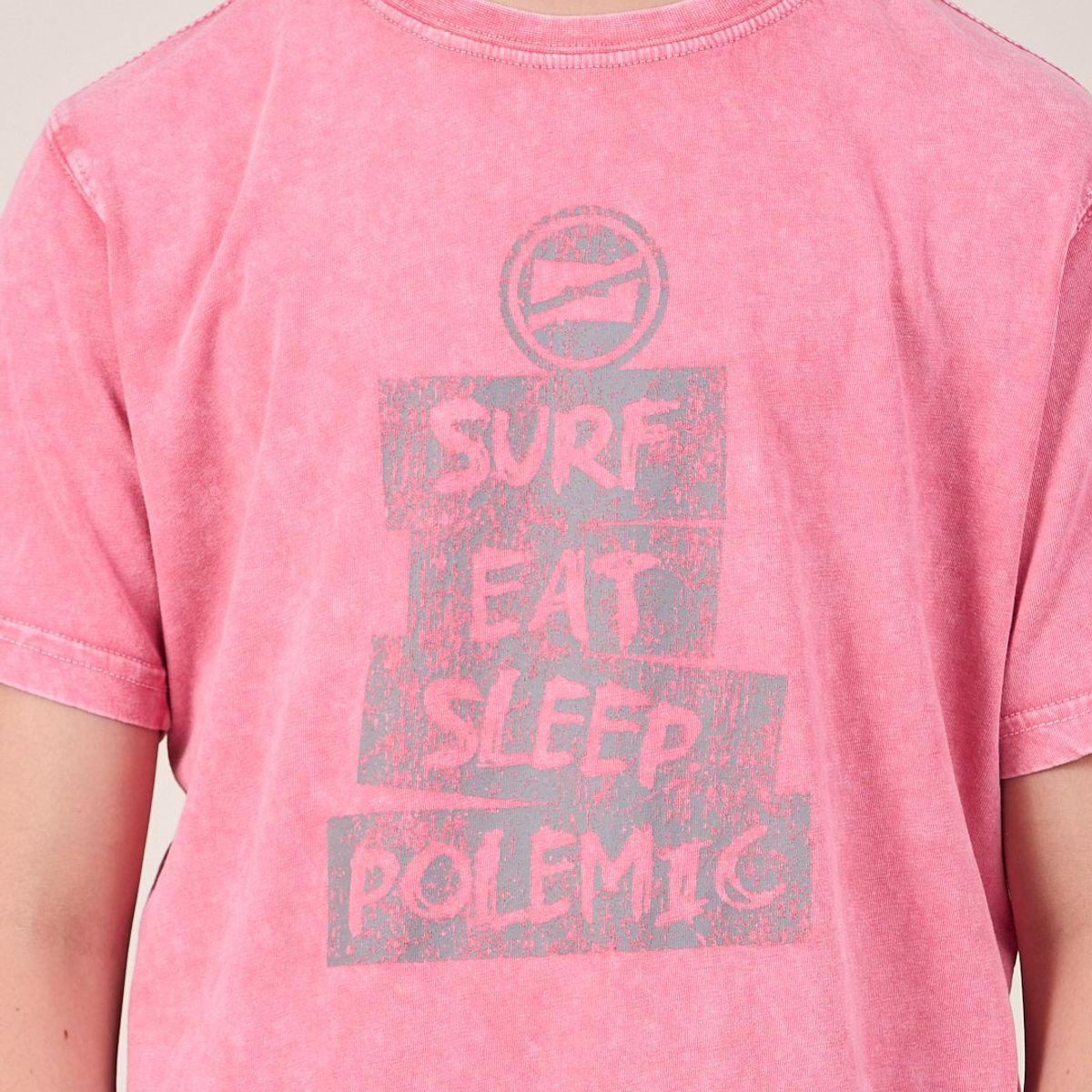 POLEMIC - Polera procesada Retro manga corta VV1161 - Polemic 