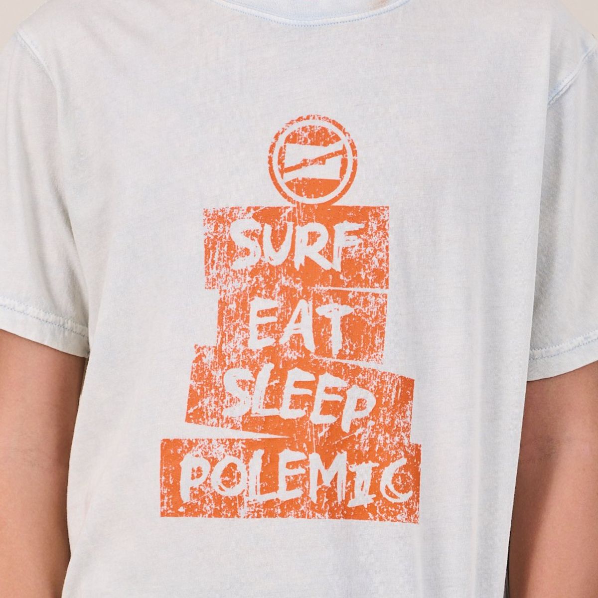 POLEMIC - Polera procesada Retro manga corta VV1161 - Polemic 