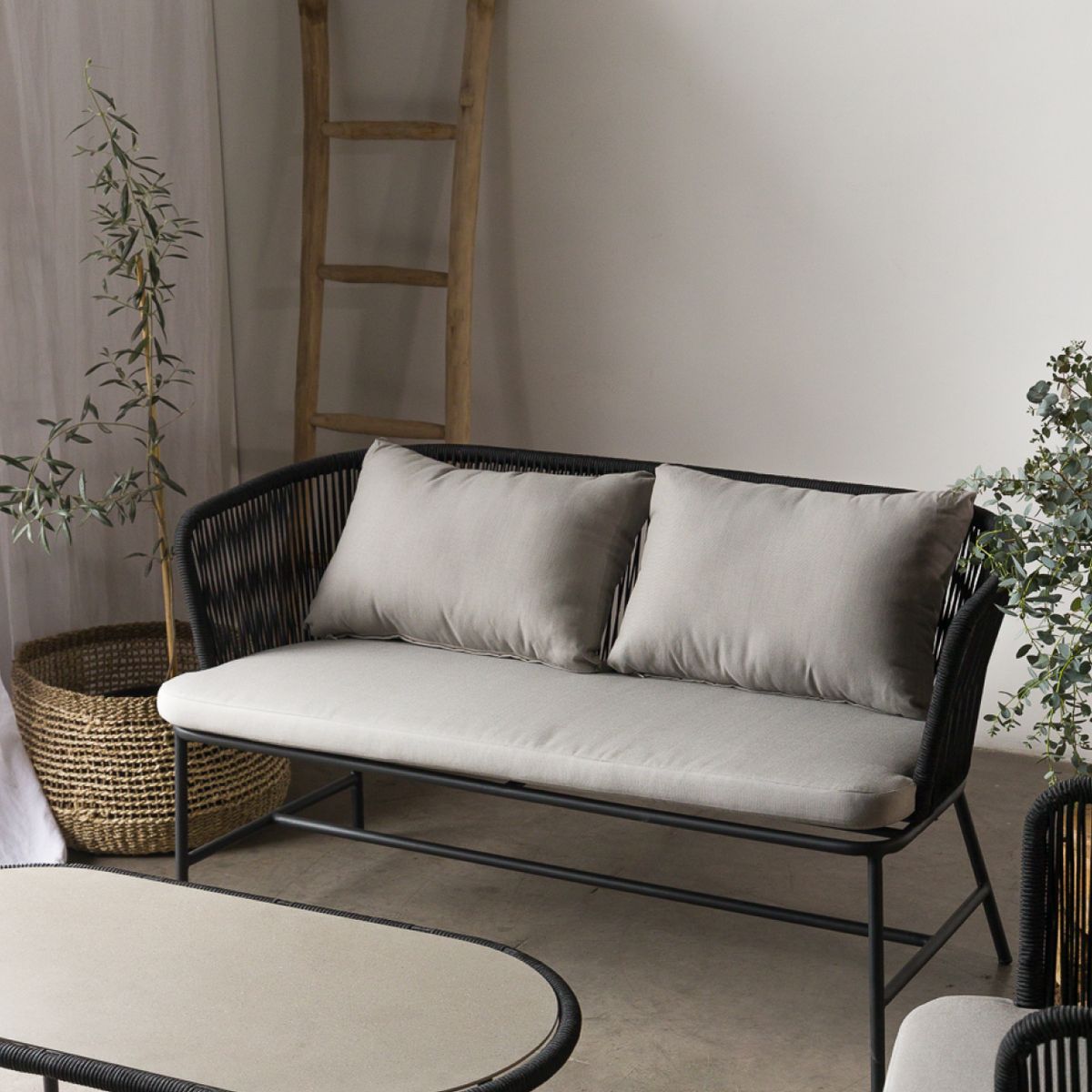 AMOBLE - Sofa terraza Baule Oscuro Amoblé