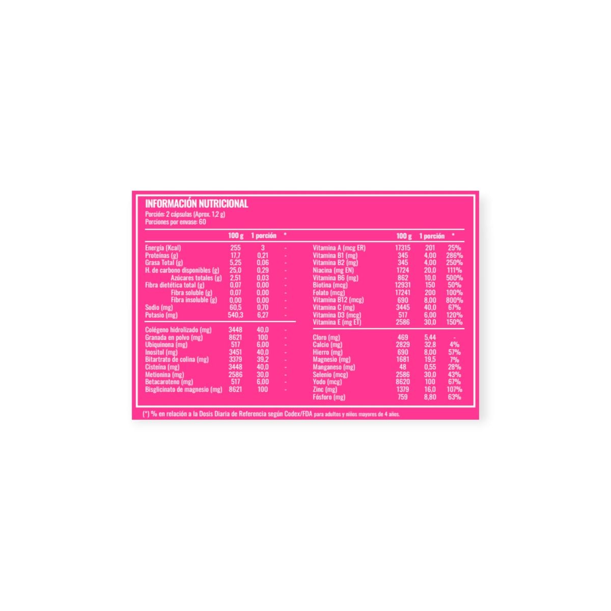 STRONGEST - MULTIVITAMINICO FOR WOMEN 120 CAPSULAS - STRONGEST