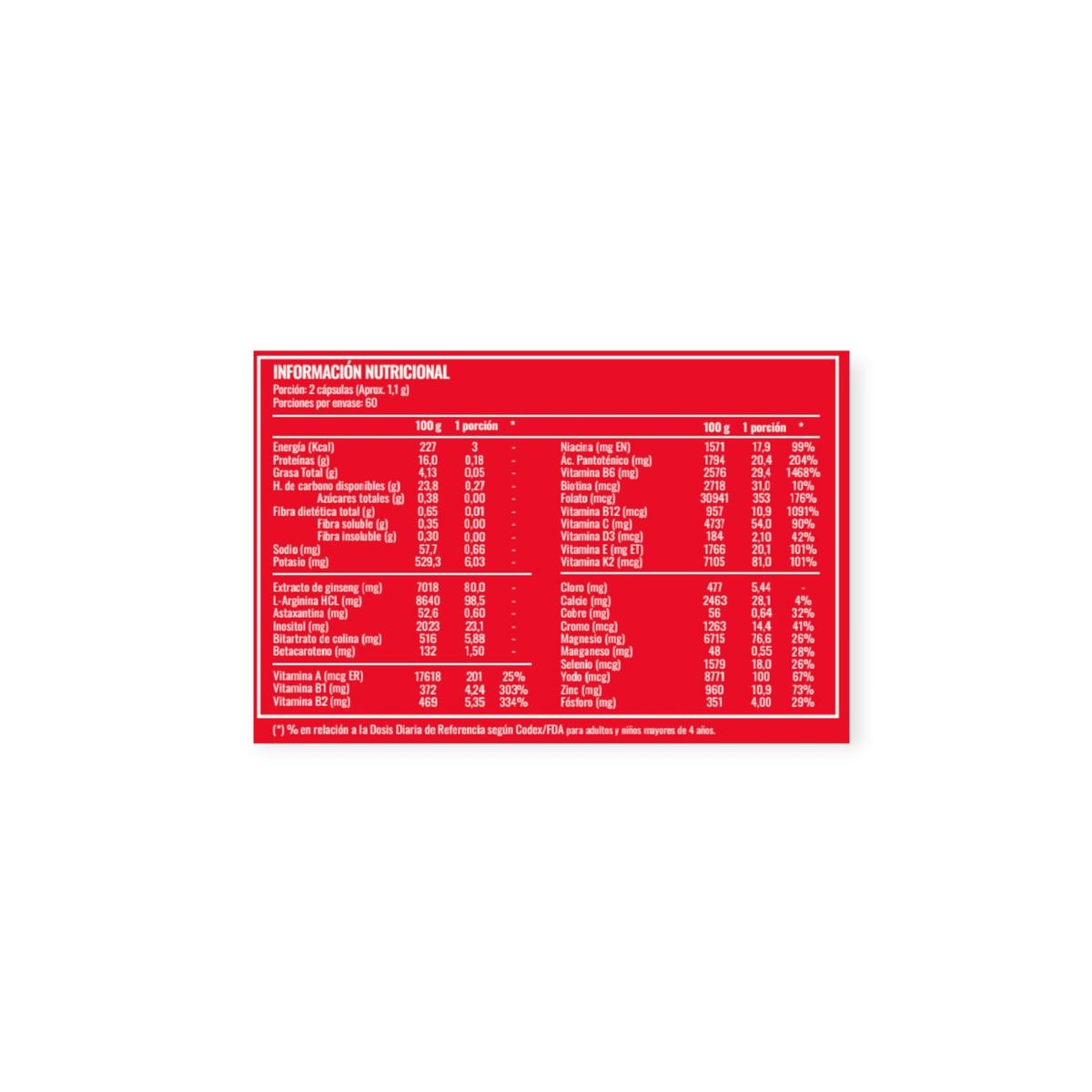 STRONGEST - MULTIVITAMINICO FOR MEN 120 CAPSULAS - STRONGEST