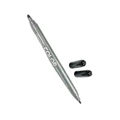 ARTEL - Marcador De Tela Negro Doble Punta