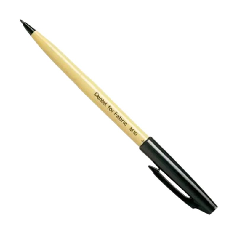 PENTEL - Marcador Textil M10 Negro Pentel