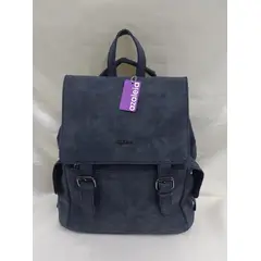 GENERICO - MOCHILA CARTERA MUJER ECOCUERO COLOR NEGRO MODELO SIMONE