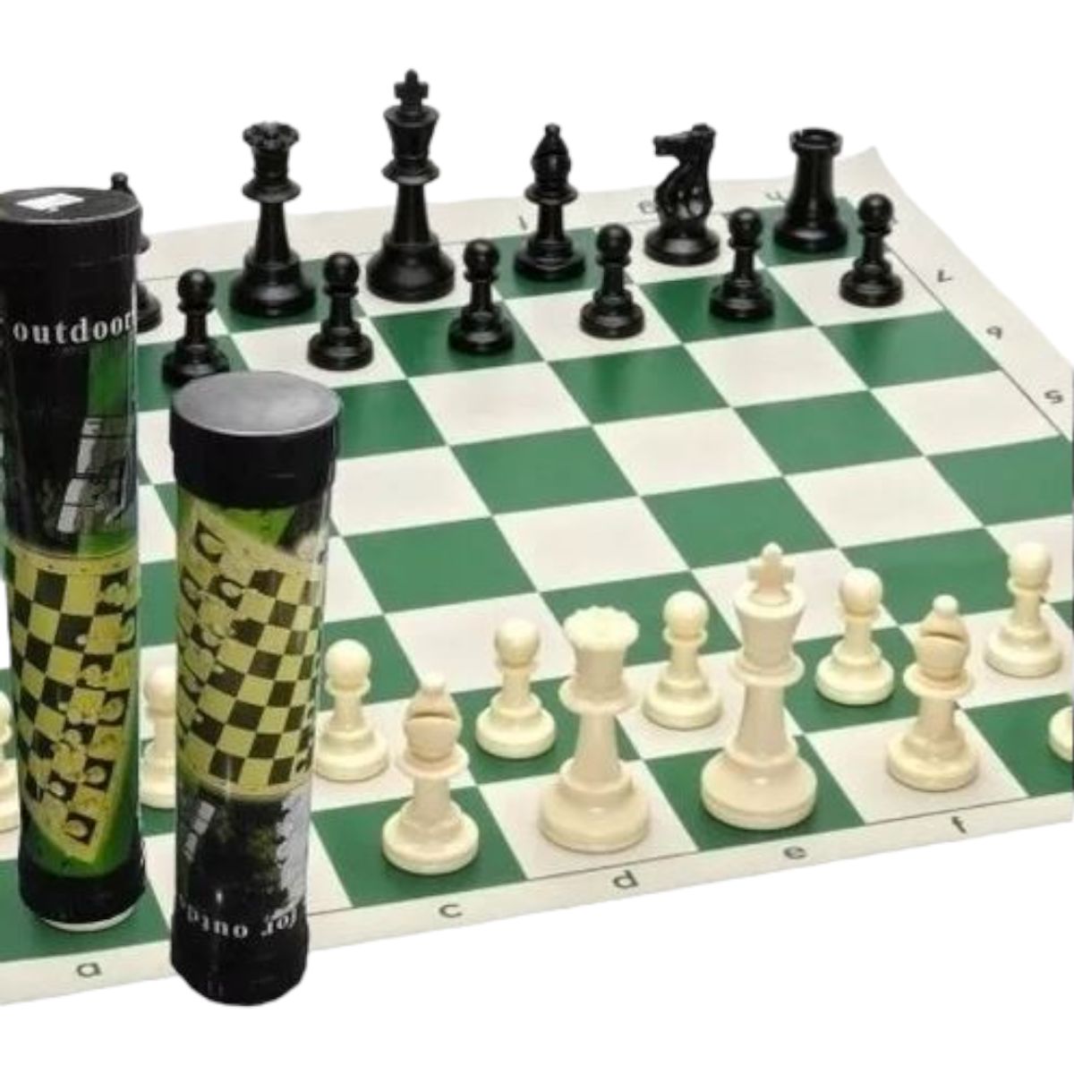 INVENCIBLE - Tablero Ajedrez Profesional 45x45cm Enrollable Mx86