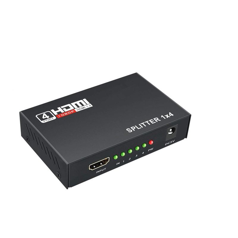 GENERICO - Splitter HDMI 1 Entrada 4 Salidas 1080P 3D Ver1.4