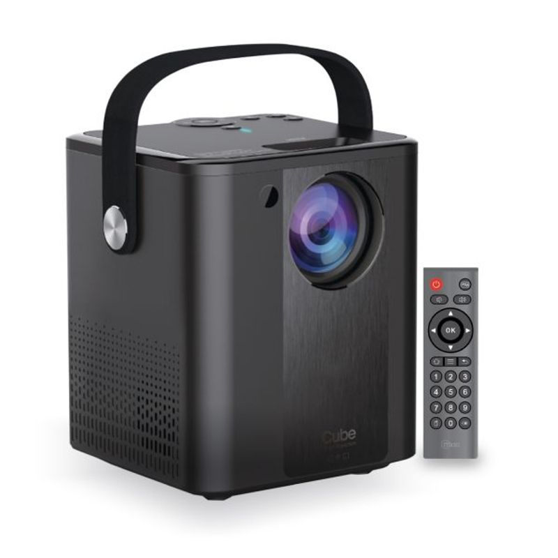 MLAB - Proyector Portátil 2000 Lumenes Mlab Cube Smart WiFi
