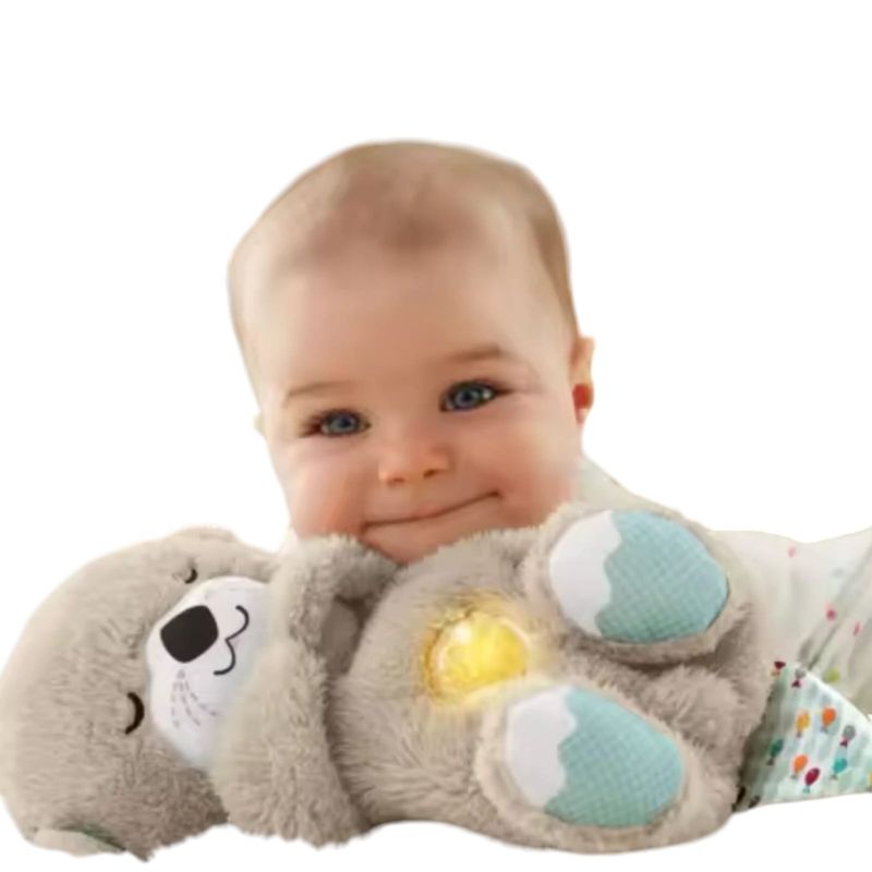 GENERICO - Peluche Nutria Compañero De Bebes Para Dormir GRIS