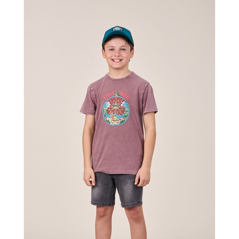 POLEMIC - Polera procesada manga corta VV1155  - Polemic Kids_.