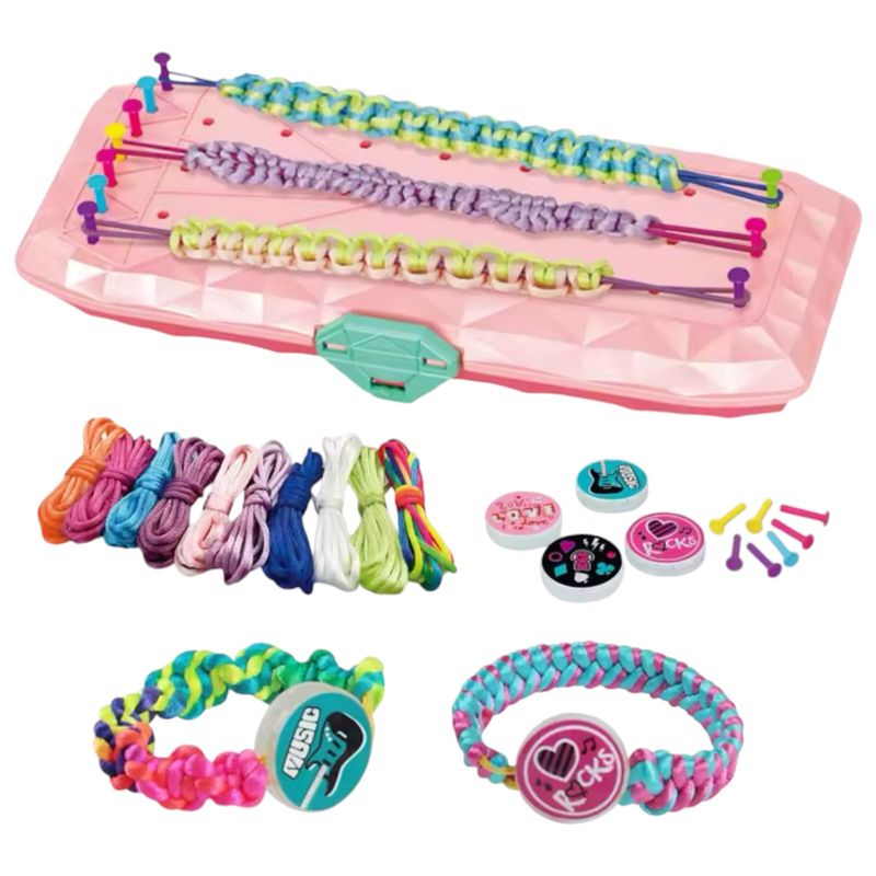 GENERICO - Kit Para Hacer Pulseras Amistad Juego Regalo Para Niñas