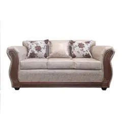 AMERICA DECORA - Sofá 3 Personas Eleonor Envejecido Beige X