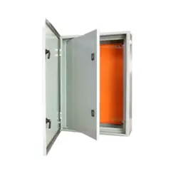 GENERICO - GABINETE TABLERO METALICO 600X500X250MM S/P. 2 PUERTAS IP65 RAL 7035