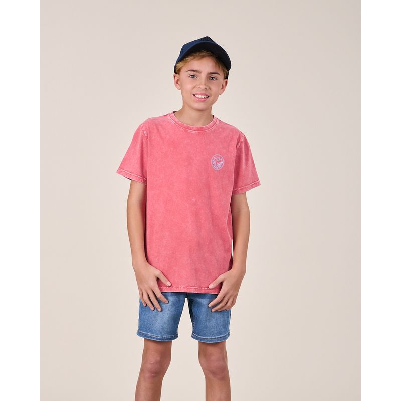 POLEMIC - Polera procesada manga corta VV1156  - Polemic Kids