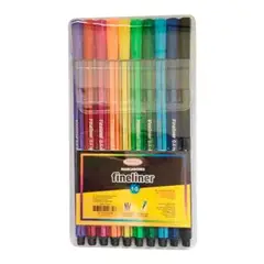 ARTEL - 10 Fineliner tira linea Colores Surtidos