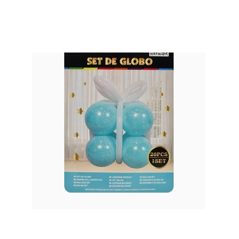 GENERICO - Set Globos Color Celeste
