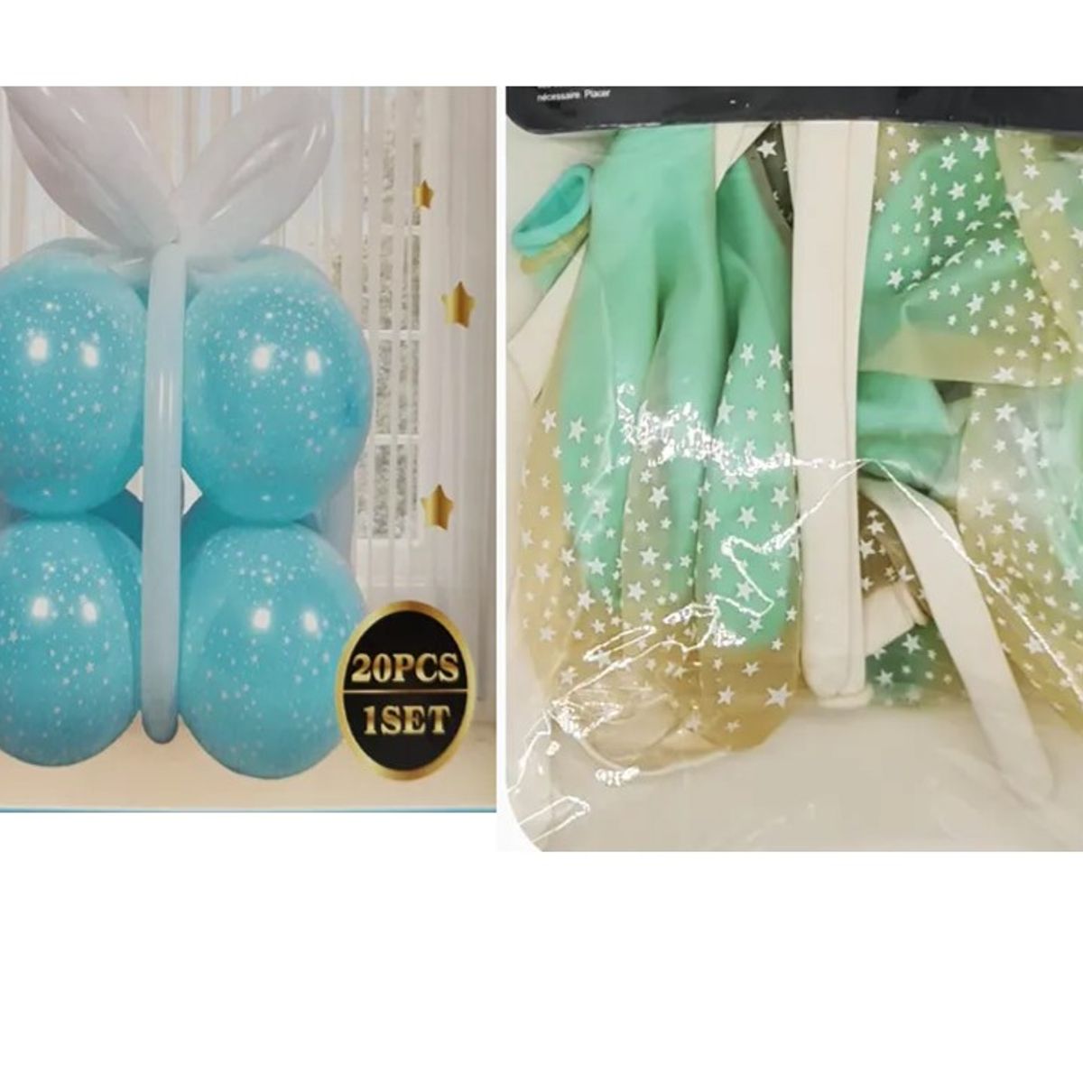 GENERICO - Set Globos Color Verde Menta