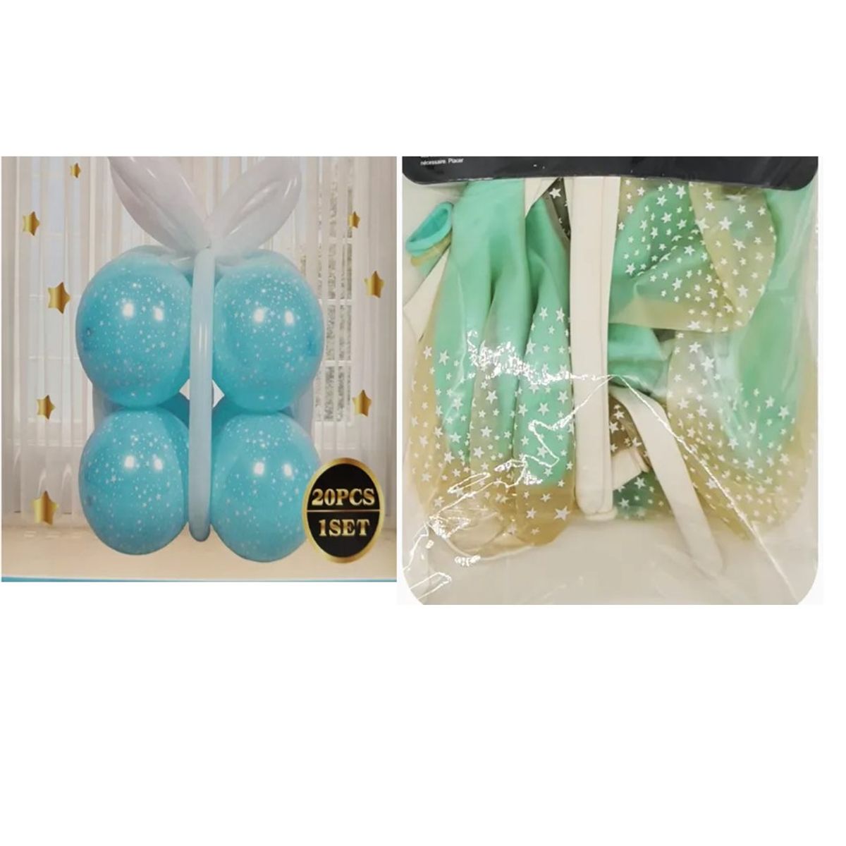 GENERICO - Set Globos Color Verde Menta