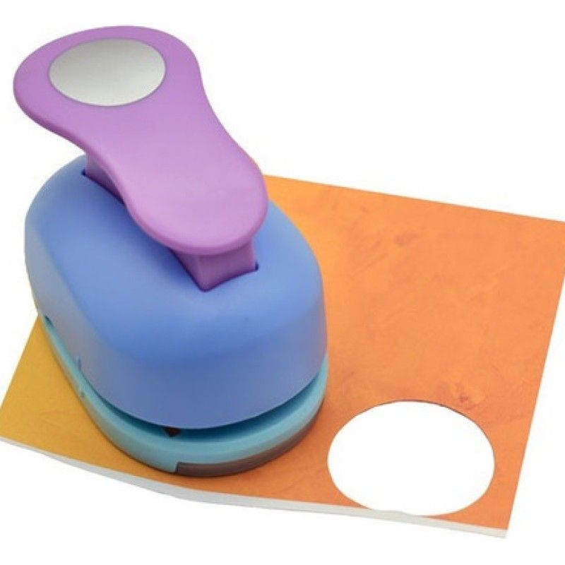 GENERICO - Perforador De Papel Cortador Circulos 5cm Diametro Kamei