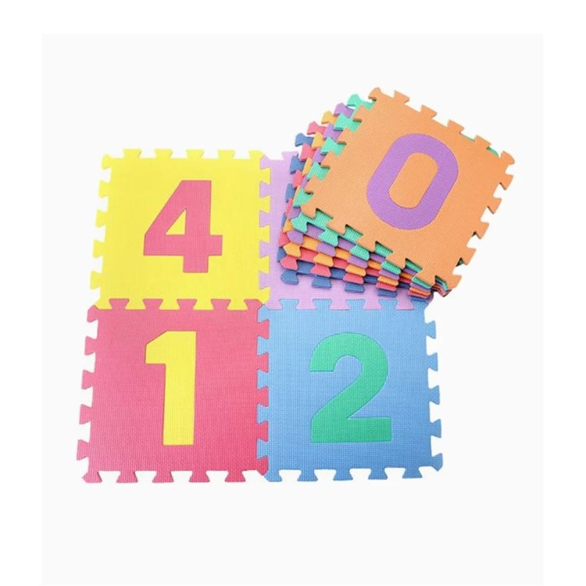 GENERICO - Goma Eva 30x30cm De Numeros Colores Surtidos