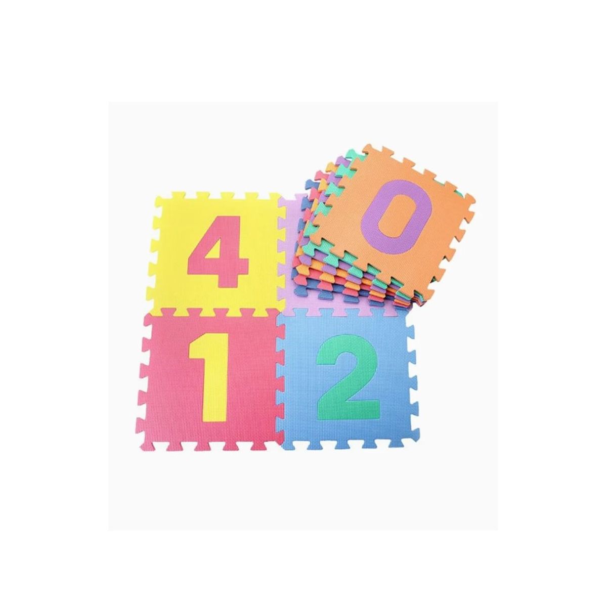 GENERICO - Goma Eva 30x30cm De Numeros Colores Surtidos