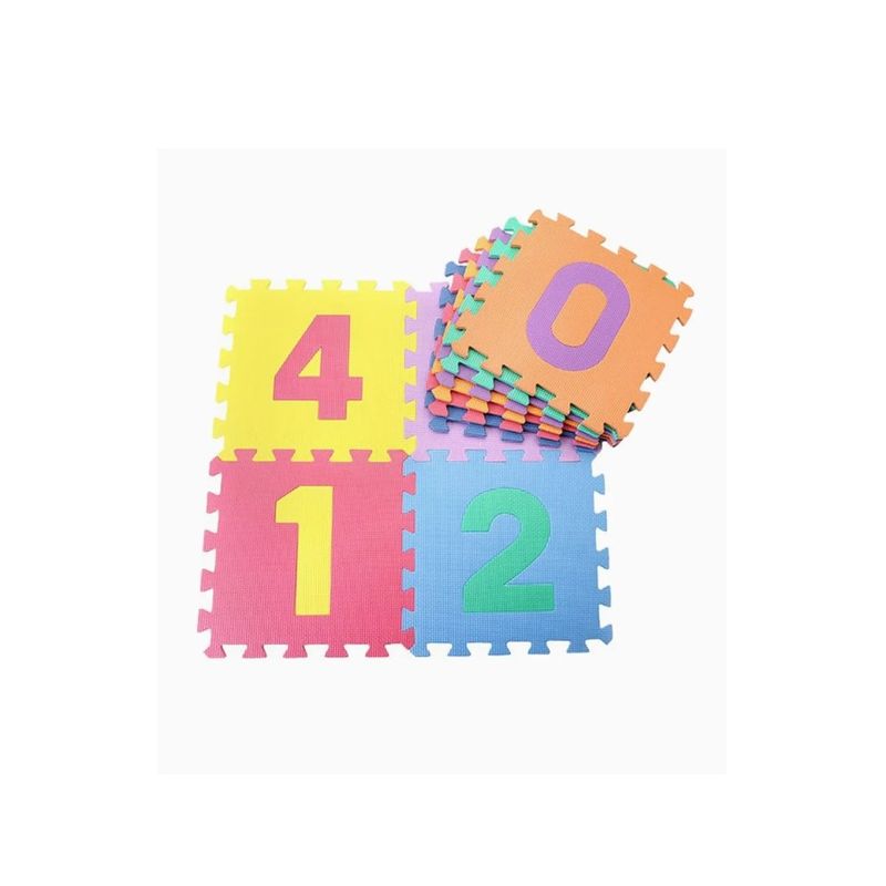 GENERICO - Goma Eva 30x30cm De Numeros Colores Surtidos