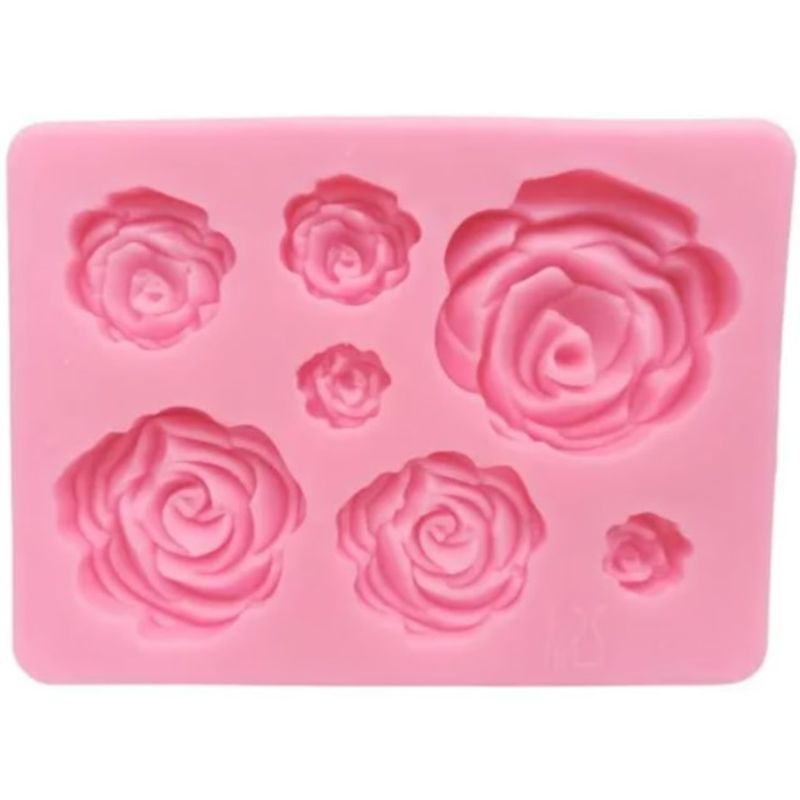 GENERICO - Rosas Para Decorar Pasteles Chocolate Fondant Repostería
