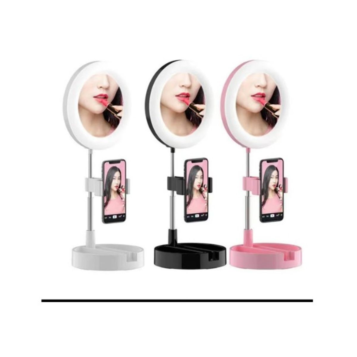 GENERICO - Espejo Maquillaje Multiproposito Con Luz Led Y Aumento