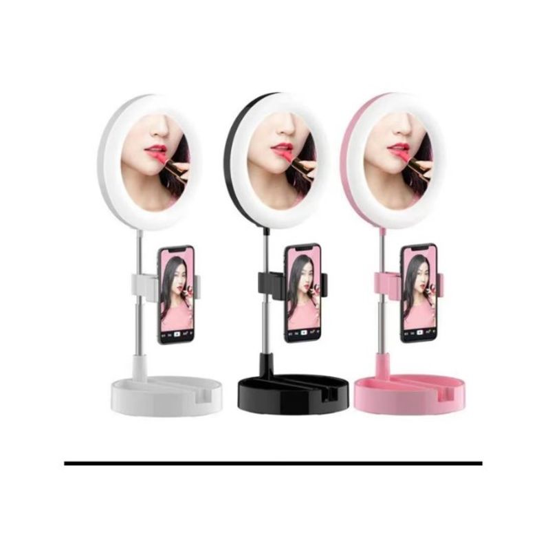 GENERICO - Espejo Maquillaje Multiproposito Con Luz Led Y Aumento