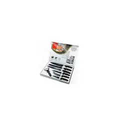 GENERICO - Set de Cuchillos de Cocina 7 Piezas Acero Inoxidable