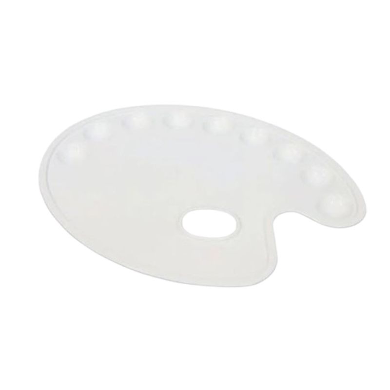 ARTEL - Paleta Mezcladora Plástica Ovalada Artel 9 Espacios
