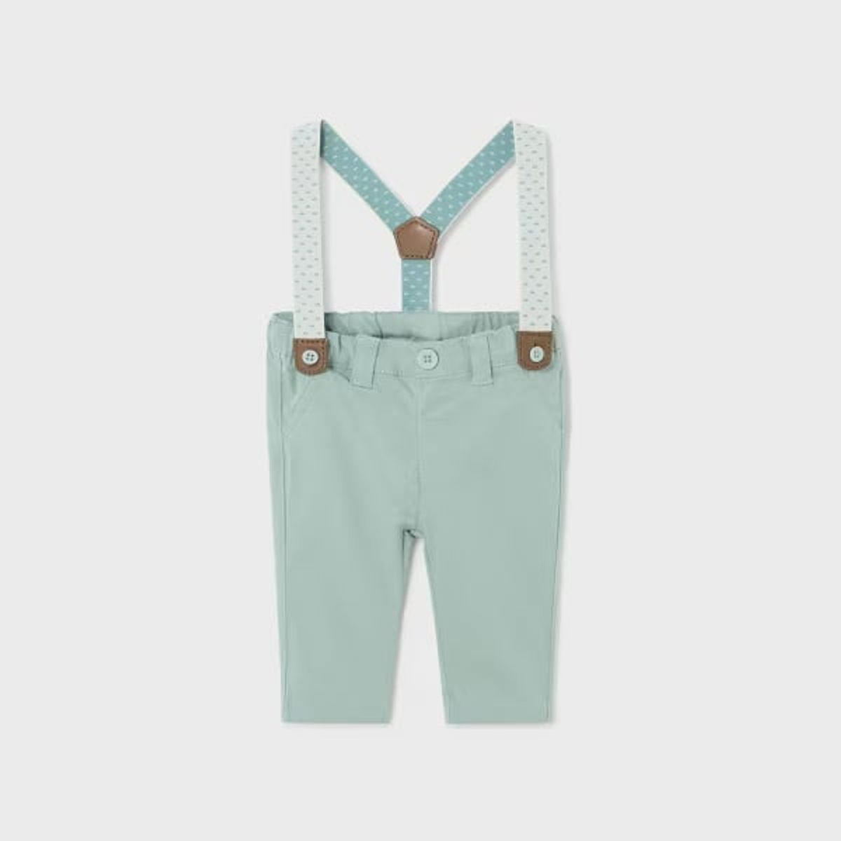 MAYORAL - Pantalón largo tirantes Better Cotton recién nacido