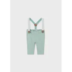 MAYORAL - Pantalón largo tirantes Better Cotton recién nacido