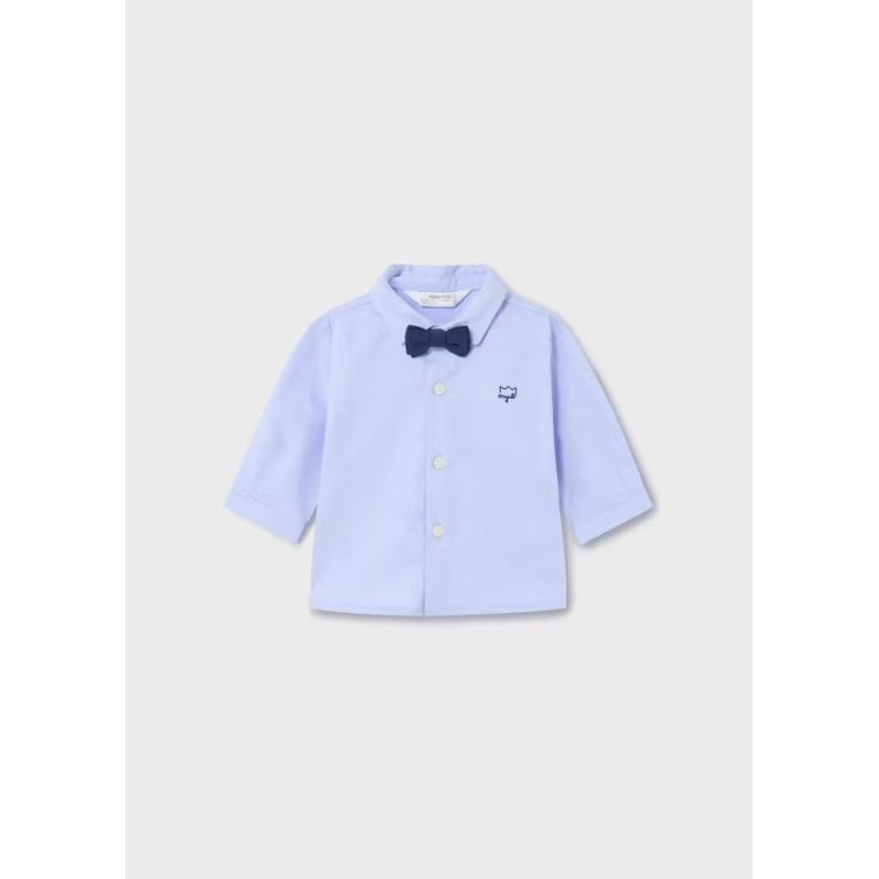 MAYORAL - Camisa con pajarita Better Cotton recién nacido