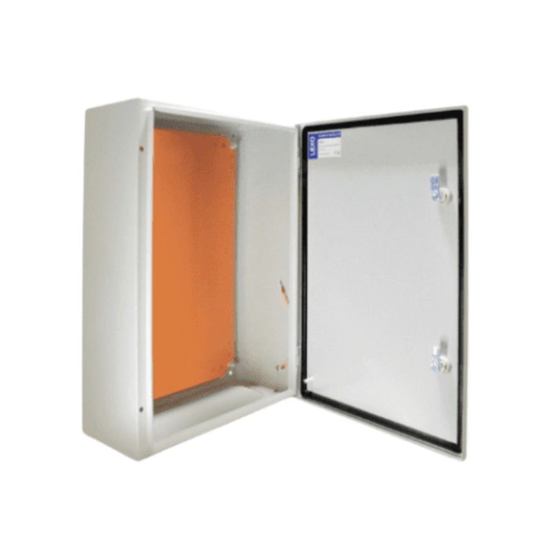 GENERICO - GABINETE TABLERO METALICO 800X600X300MM S/P. 1 PUERTA IP65 RAL 7032