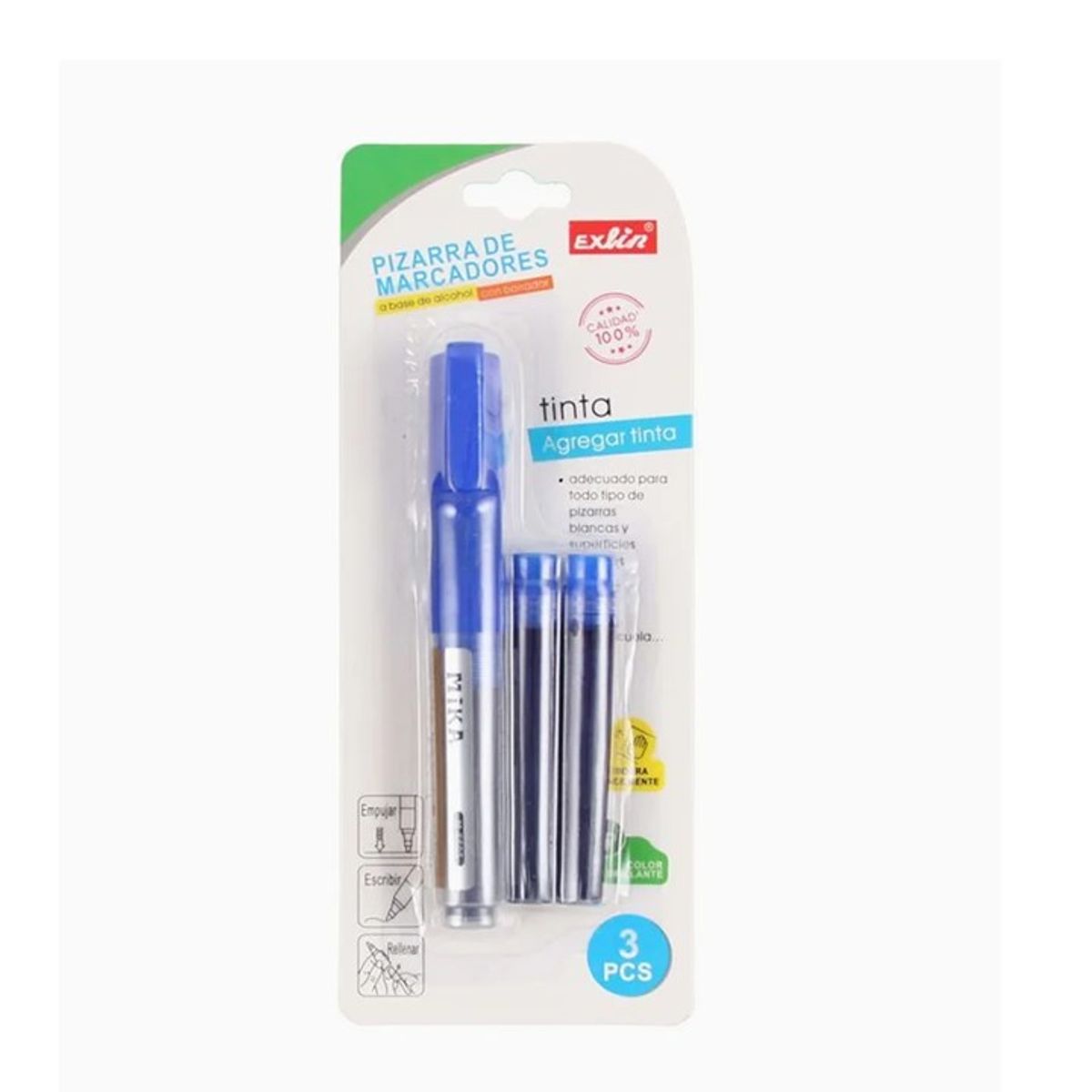 GENERICO - Marcador con Recambio Azul