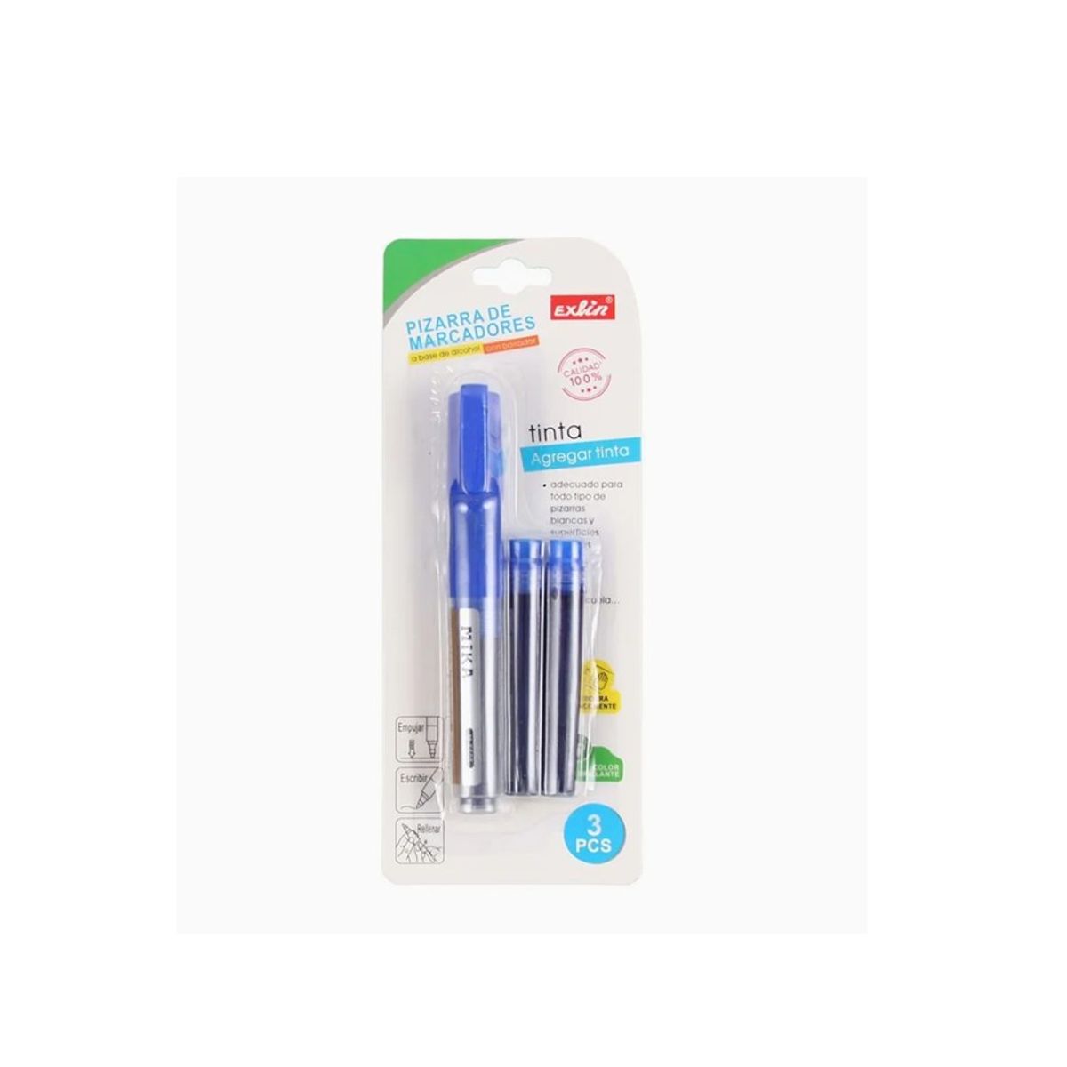 GENERICO - Marcador con Recambio Azul