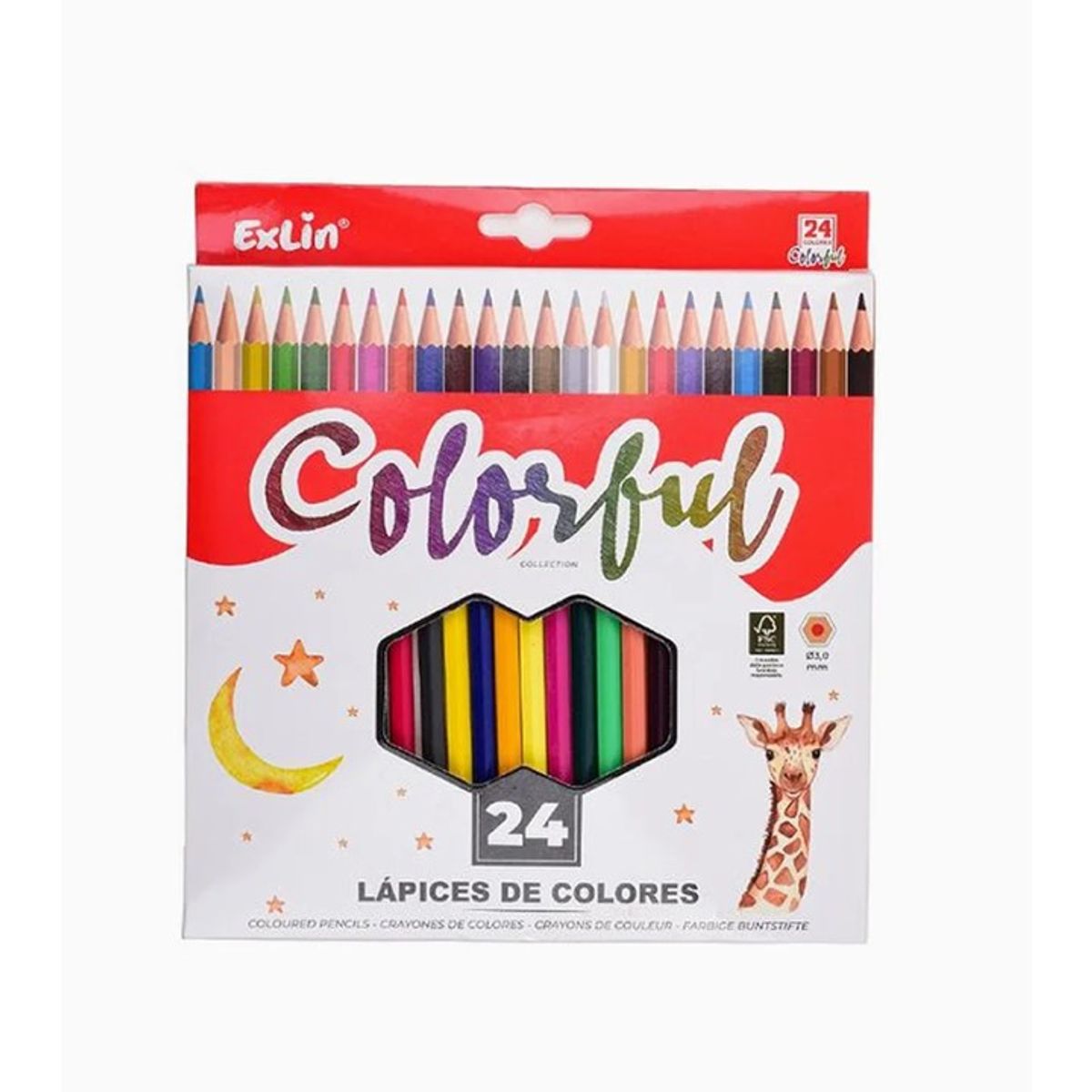 GENERICO - Lápiz Crayón 24 piezas