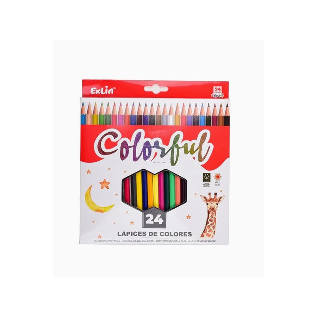 GENERICO - Lápiz Crayón 24 piezas