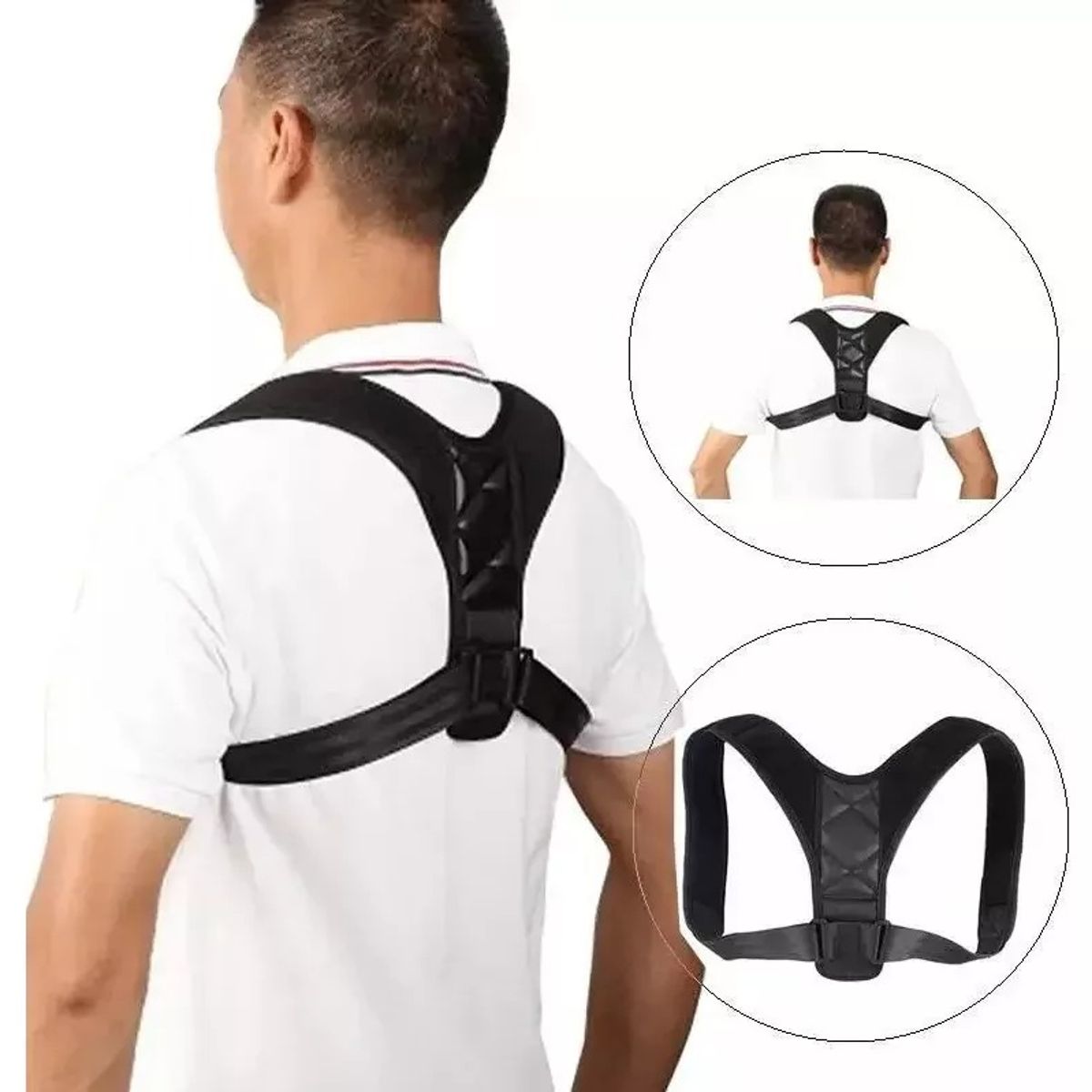 GENERICO - Corrector De Postura Unisex Soporte Para Espalda Clavícula