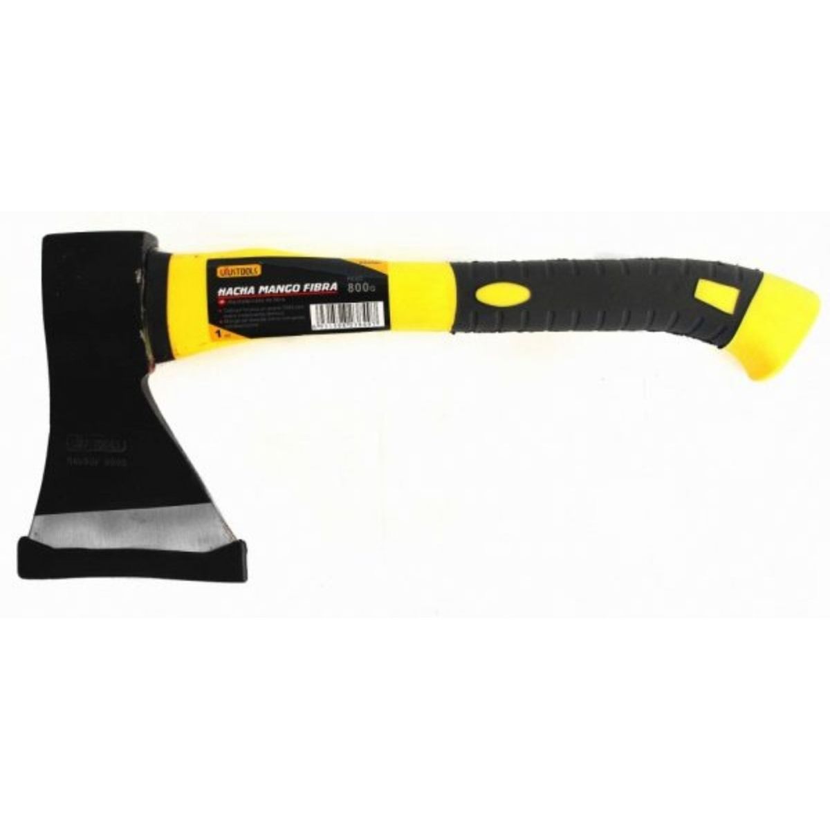 UYUSTOOL - Hacha Mango Fibra 1,8 Lbs Uyustools 800Gr