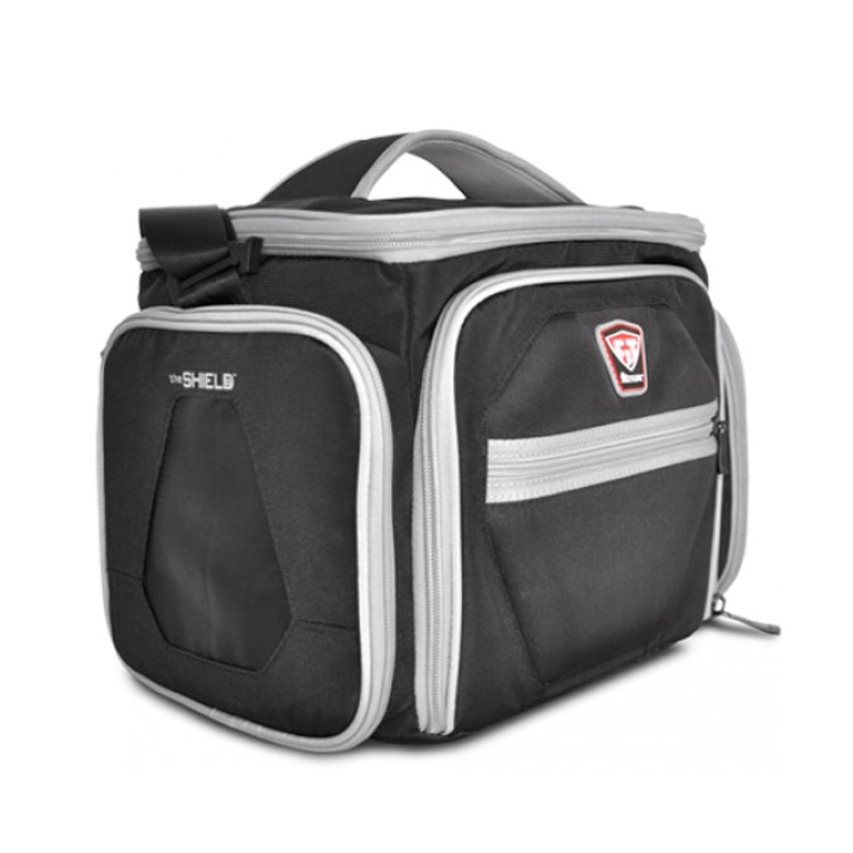 GENERICO - Fitmark The Shield Bolso Lonchera Termica Para Gimnasio Black