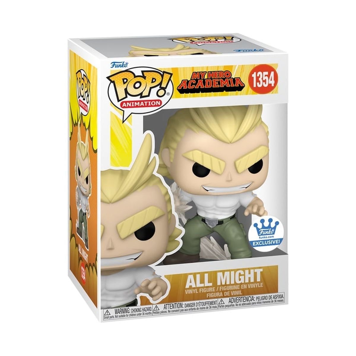 FUNKO - Funko Pop My Hero Academia All Might 1354 Exclusivo