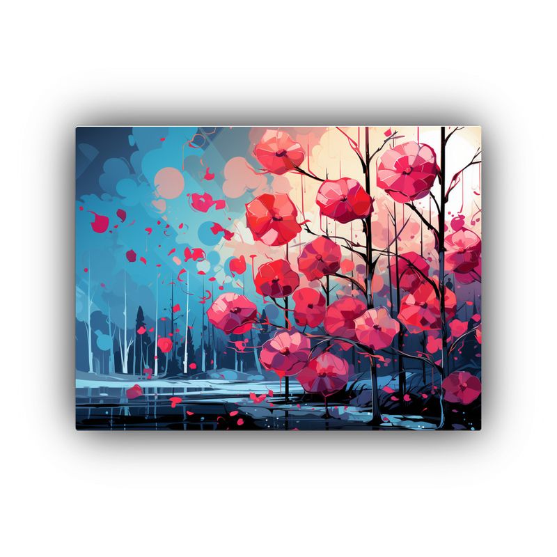 GENERICO - Pinturas Decorativas De Lienzo Con Calidez De Álamo Tembló 120x80cm