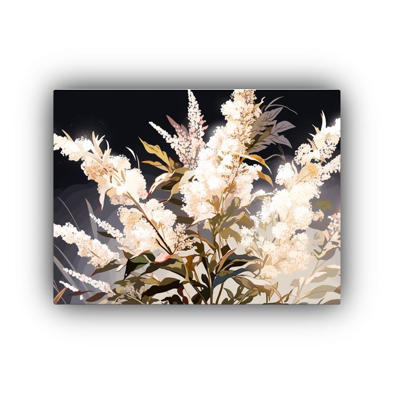 GENERICO - Pinturas Decorativas Estrelladas De Quinua En Blanco Atmós 120x80cm