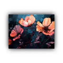 GENERICO - Cuadro Decorativo Estilo Medio En Armonía Cromática Negra 120x80cm