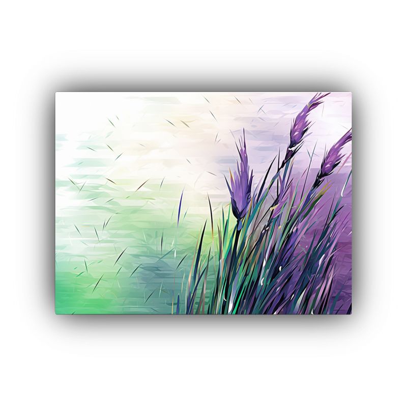 GENERICO - Pinturas Decorativas De Composición Con Hierbas De Espadañ 120x80cm