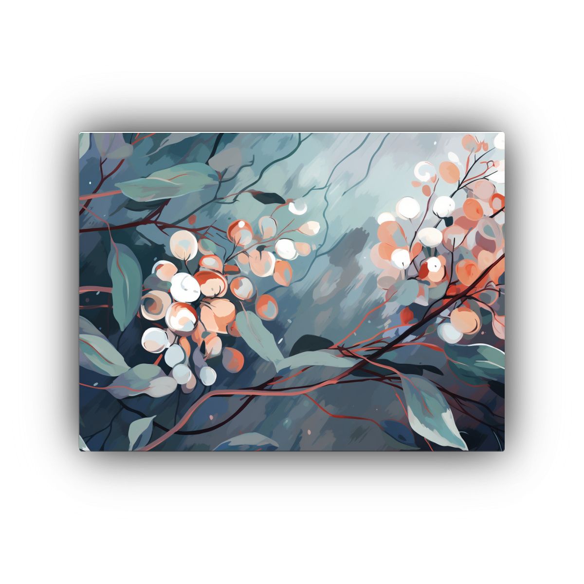 GENERICO - Cuadro En Lienzo Escena De árbol De Eucalipto En Colores Ap 120x80cm