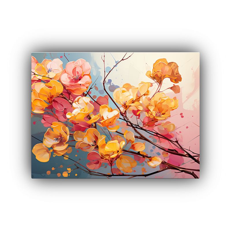 GENERICO - Pintura De Decoración De Espectacular árbol De Eucalipto E 120x80cm