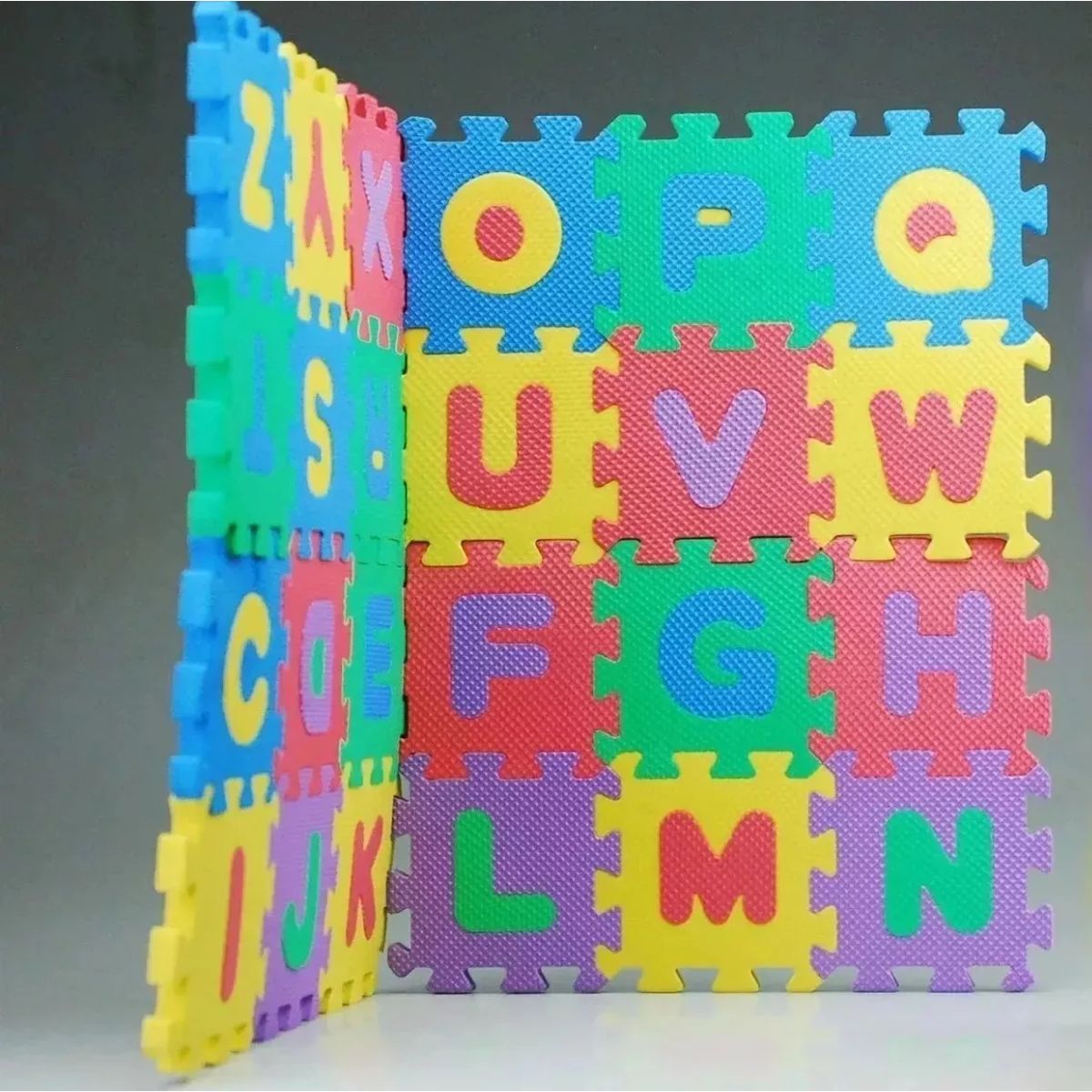 GENERICO - Alfombra Goma Eva 10 Piezas Letra-Numero